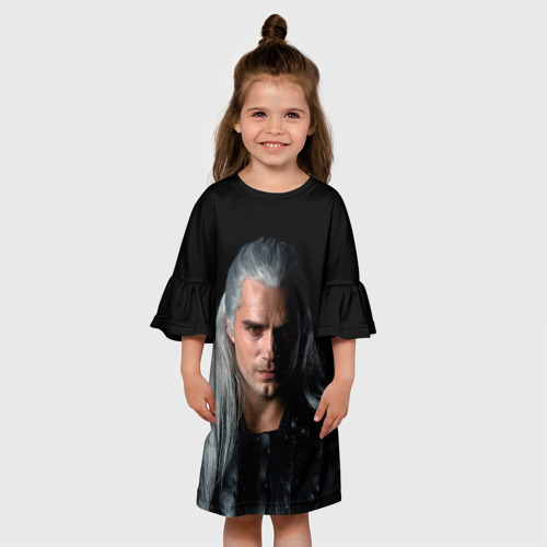 Детское платье 3D The Witcher. Geralt of Rivia, цвет 3D печать - фото 4