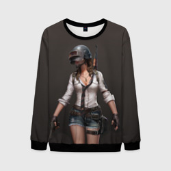 Мужской свитшот 3D PUBG girl