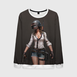 Мужской свитшот 3D PUBG girl