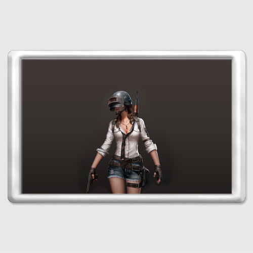 Магнит 45*70 PUBG girl, цвет прозрачный