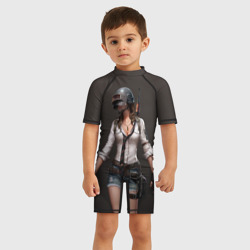 Детский купальный костюм 3D PUBG girl - фото 2