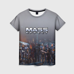 Женская футболка 3D Mass Effect