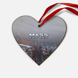 Деревянная игрушка Сердце Mass Effect