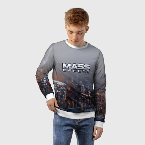 Детский свитшот 3D Mass Effect, цвет 3D печать - фото 3