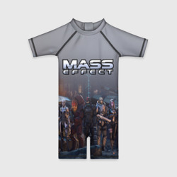 Детский купальный костюм 3D Mass Effect