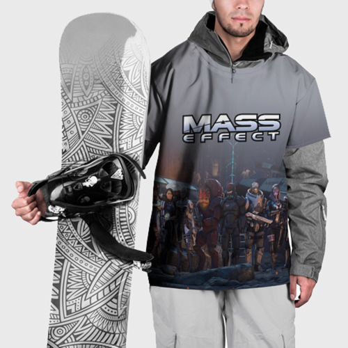 Накидка на куртку 3D Mass Effect, цвет 3D печать