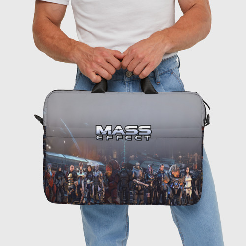Сумка для ноутбука 3D Mass Effect, цвет 3D печать - фото 5