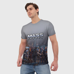 Мужская футболка 3D Mass Effect - фото 2