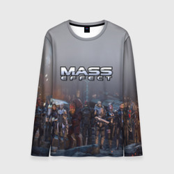 Мужской лонгслив 3D Mass Effect