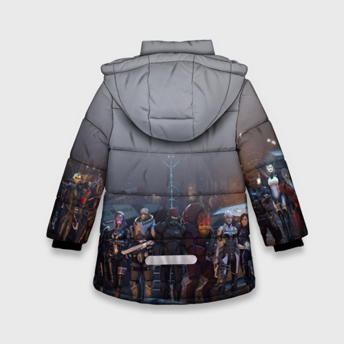 Зимняя куртка для девочек 3D Mass Effect - фото 2
