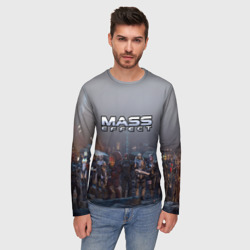 Мужской лонгслив 3D Mass Effect - фото 2