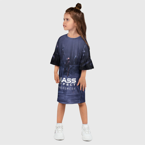 Детское платье 3D MASS EFFECT ANDROMEDA - фото 3
