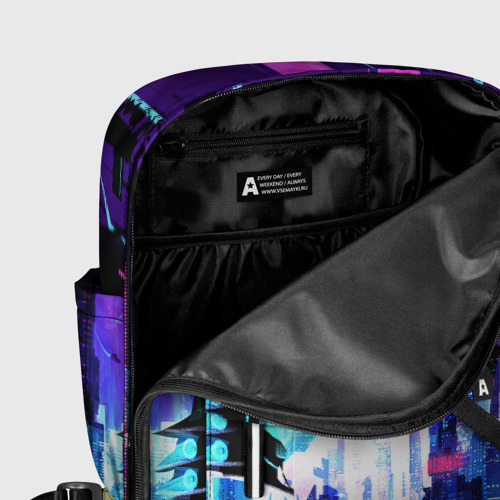 Женский рюкзак 3D с принтом CYBERPUNK, фото #5