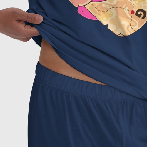 Мужская пижама хлопок Geodezzist, цвет темно-синий - фото 6