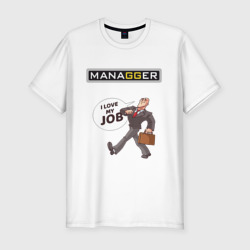 Мужская футболка хлопок Slim Managger