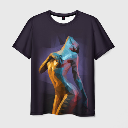 Мужская футболка 3D Девушка, цвет 3D печать