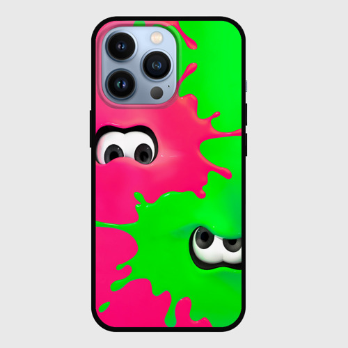 Чехол для iPhone 13 Pro Splatoon, цвет черный