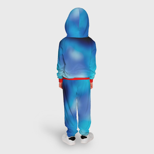 Детский костюм с толстовкой 3D Моя геройская академия Даби, цвет красный - фото 4