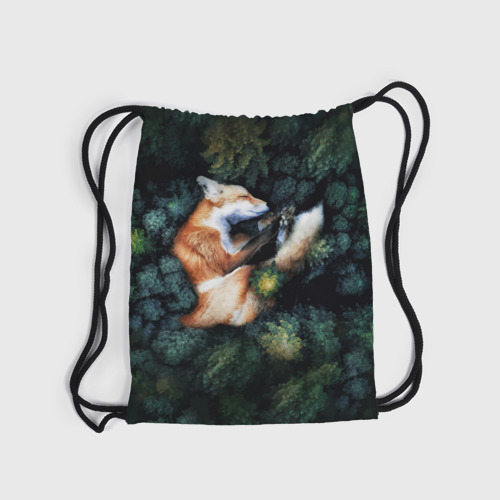 Рюкзак-мешок 3D Лисичка в Лесу - фото 6