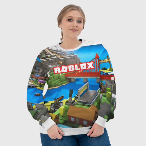 Женский свитшот 3D Roblox, цвет 3D печать - фото 6