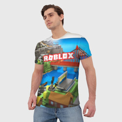Мужская футболка 3D Roblox - фото 2