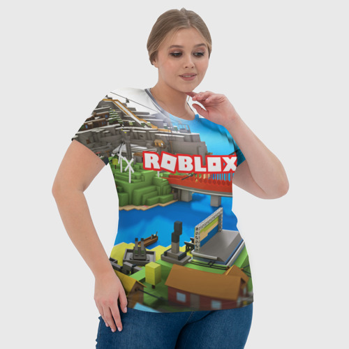 Женская футболка 3D Roblox, цвет 3D печать - фото 6