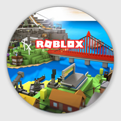 Круглый коврик для мышки Roblox