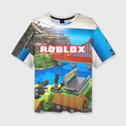 Женская футболка oversize 3D Roblox