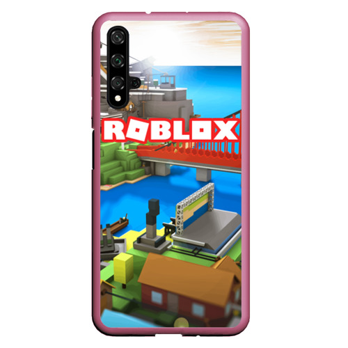 Чехол для Honor 20 Roblox, цвет малиновый