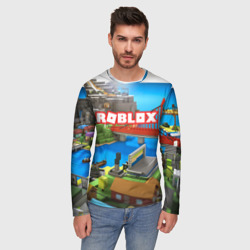 Мужской лонгслив 3D Roblox - фото 2