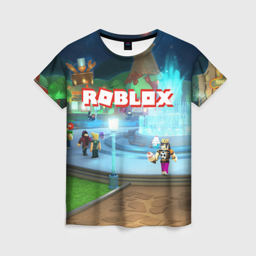 Женская футболка 3D Roblox, цвет 3D печать