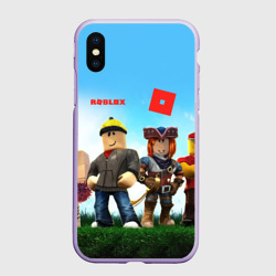 Чехол для iPhone XS Max матовый Roblox