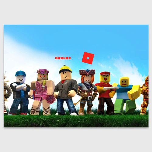 Поздравительная открытка Roblox