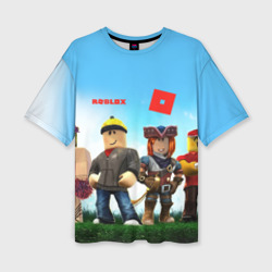 Женская футболка oversize 3D Roblox