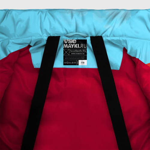 Зимняя куртка для девочек 3D Roblox: Powering Imagination, цвет красный - фото 7