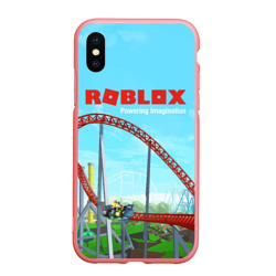 Чехол для iPhone XS Max матовый Roblox: Powering Imagination