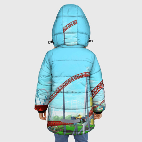 Зимняя куртка для девочек 3D Roblox: Powering Imagination, цвет красный - фото 4