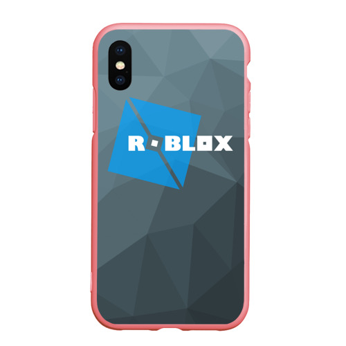 Чехол для iPhone XS Max матовый Roblox Studio, цвет баблгам