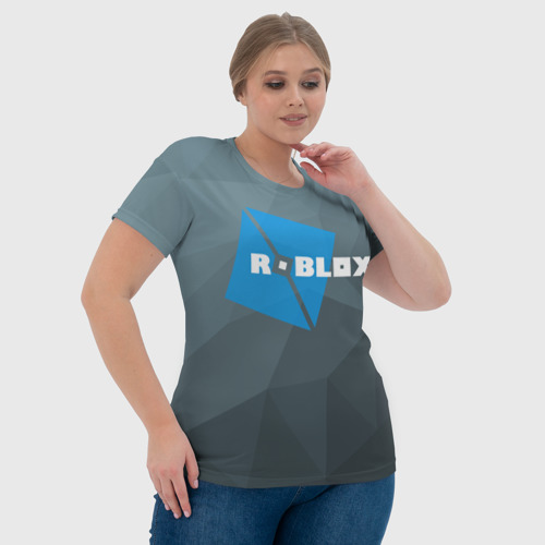 Женская футболка 3D Roblox Studio, цвет 3D печать - фото 6