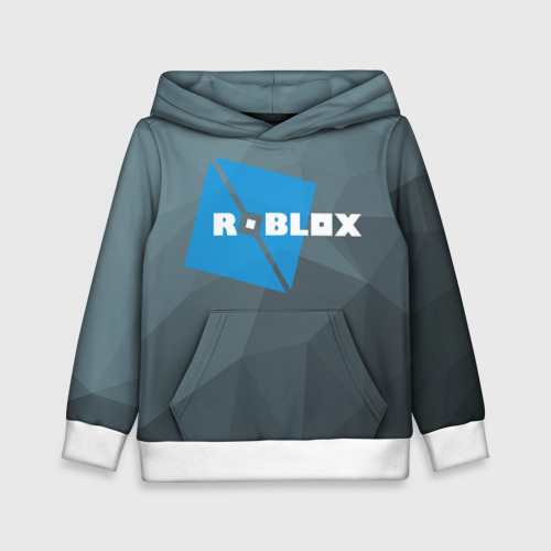 Детская толстовка 3D Roblox Studio, цвет белый