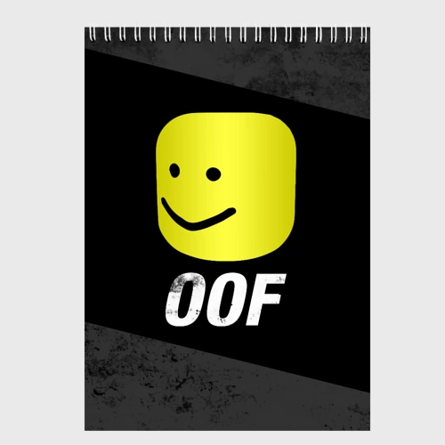 Скетчбук Roblox Oof Мем