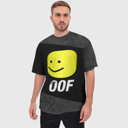 Мужская футболка oversize 3D Roblox Oof Мем - фото 2