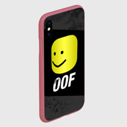 Чехол для iPhone XS Max матовый Roblox Oof Мем - фото 2