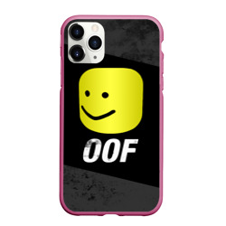 Чехол для iPhone 11 Pro Max матовый Roblox Oof Мем