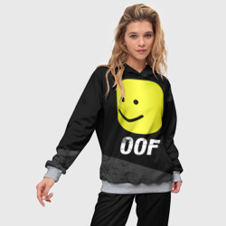 Женский костюм с толстовкой 3D Roblox Oof Мем - фото 2