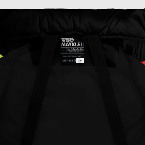 Зимняя куртка для девочек 3D Roblox Oof Meme, цвет черный - фото 7