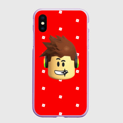 Чехол для iPhone XS Max матовый Roblox Head
