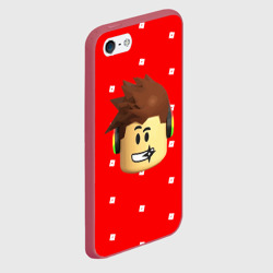 Чехол для iPhone 5/5S матовый Roblox Head - фото 2