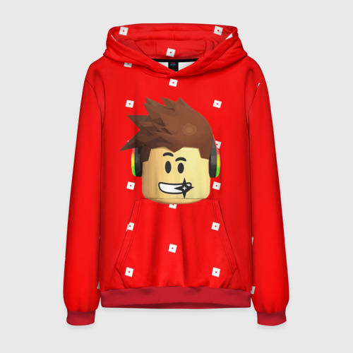 Мужская толстовка 3D Roblox Head, цвет красный