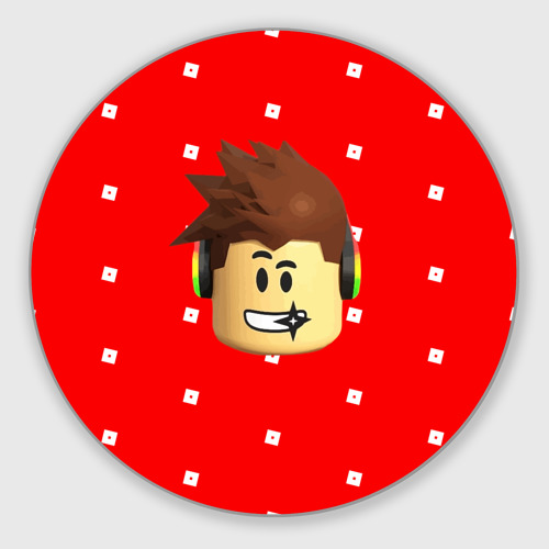 Круглый коврик для мышки Roblox Head